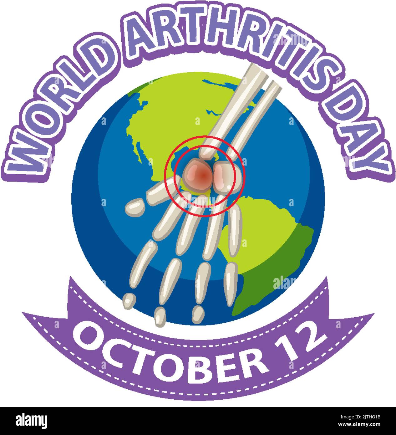 World Arthritis Day Poster Design illustration Stock Vector Image & Art