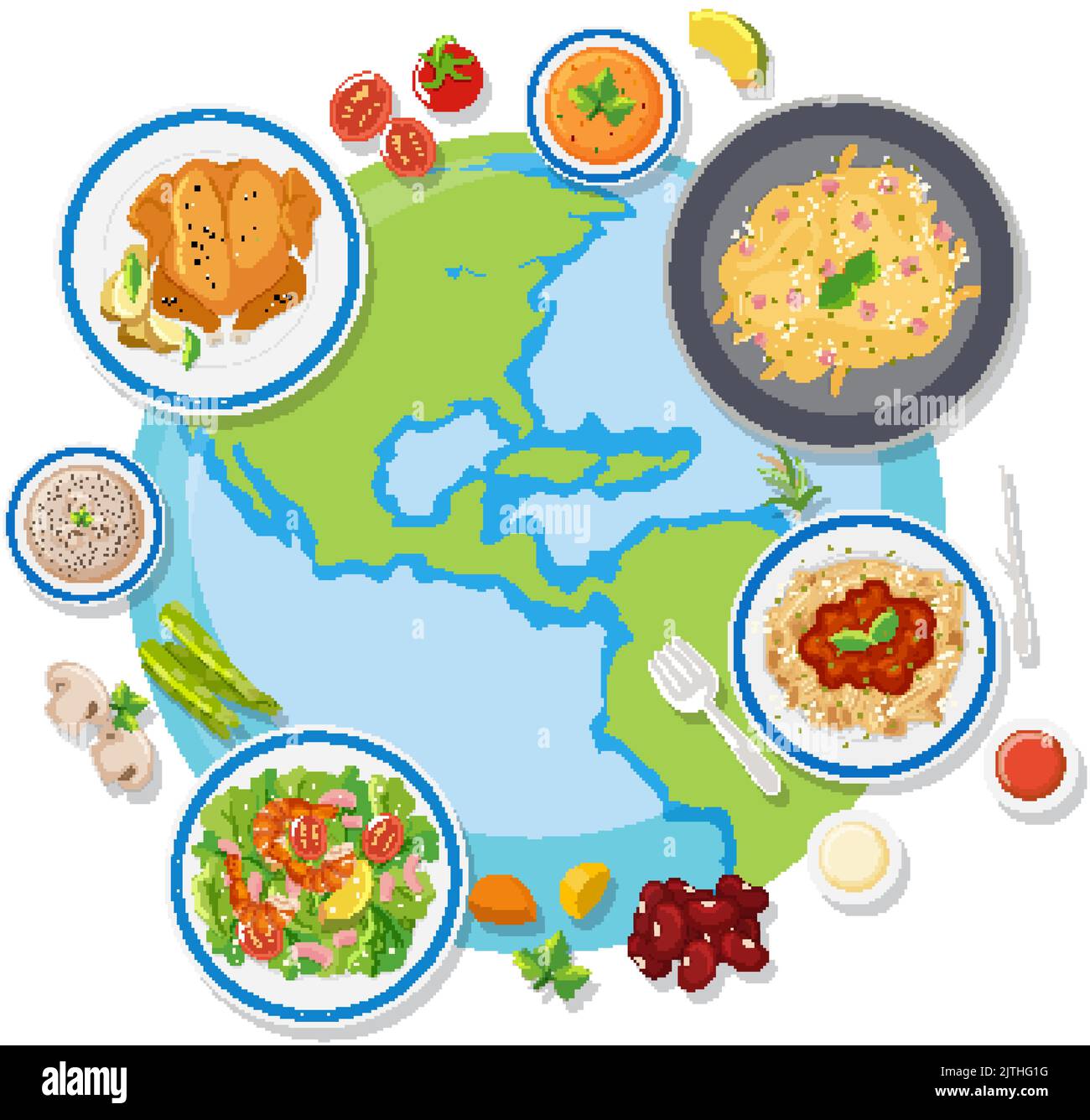 World food day logo concept illustration Stock Vector Image & Art - Alamy