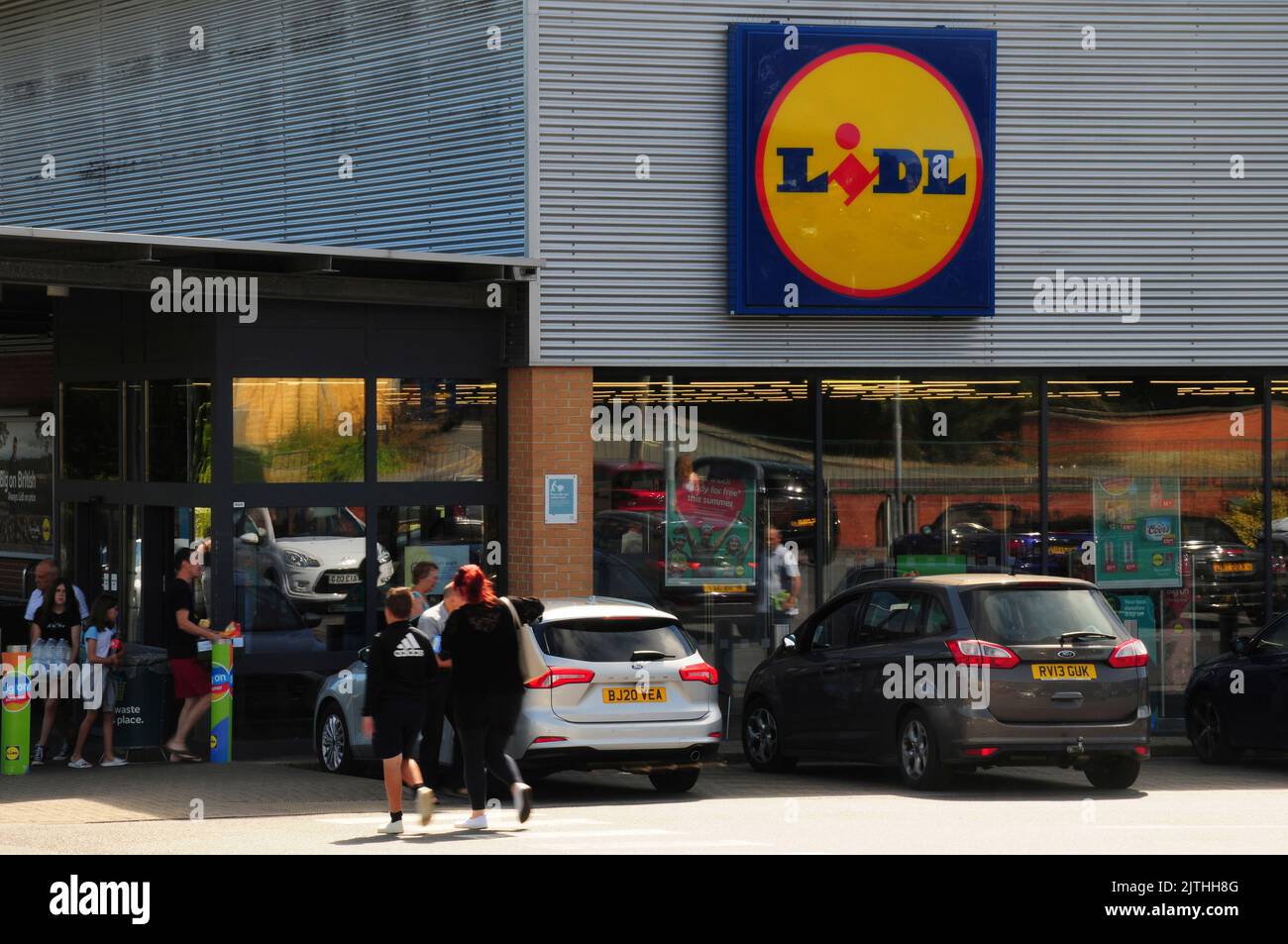 Lidl supermarket Bridport, Dorset, UK Stock Photo