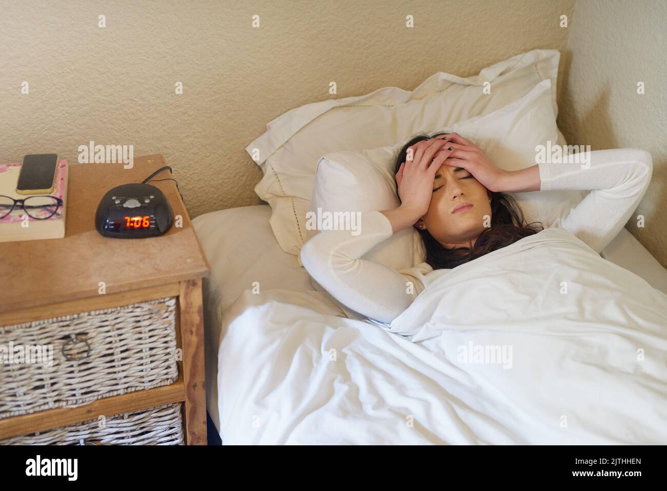 Clock inside a bed hires stock photography and images Alamy