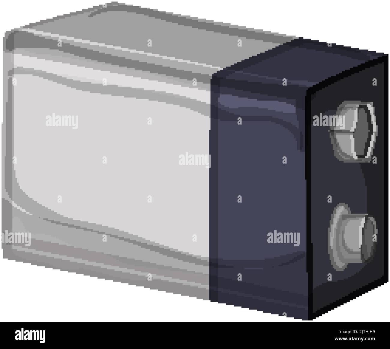 power battery energy cartoon vector illustration Stock Vector Image