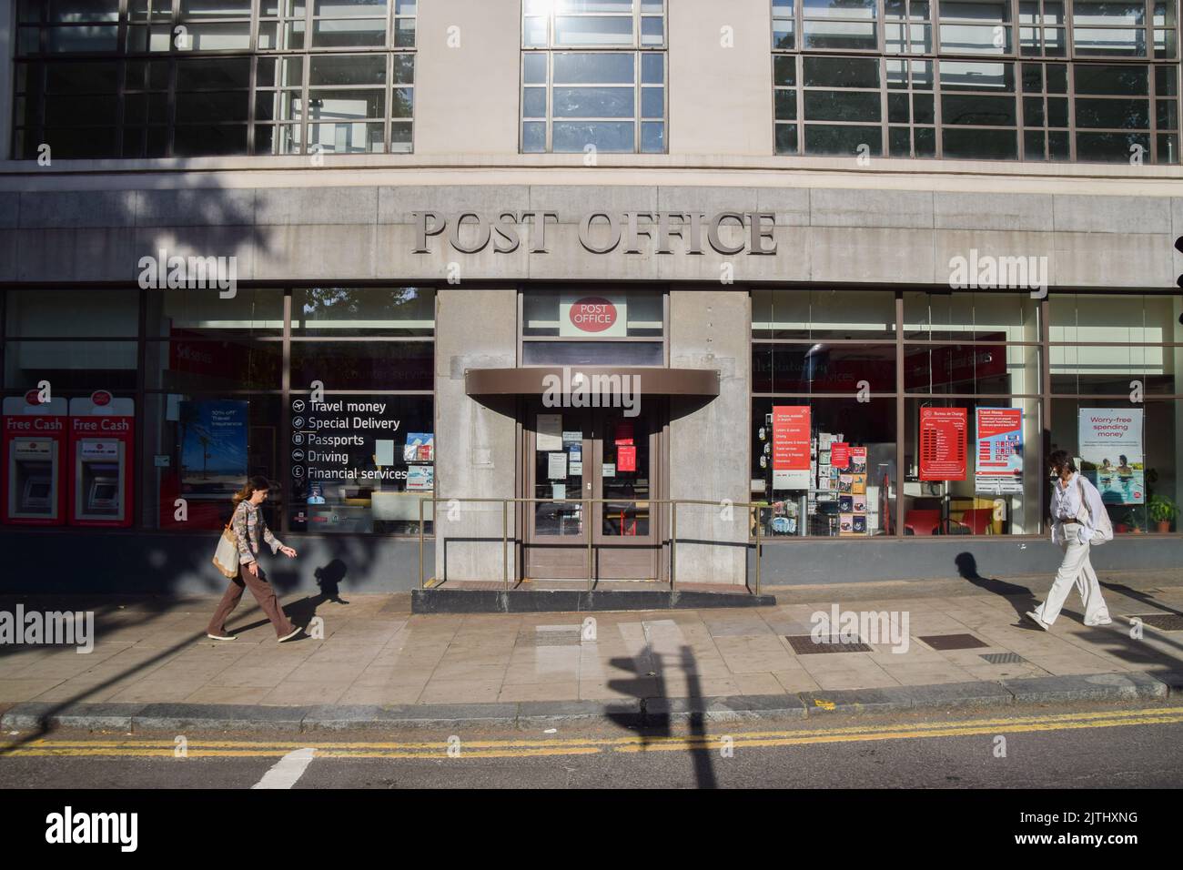 London, UK. 31st August 2022. People walk past the closed Mount