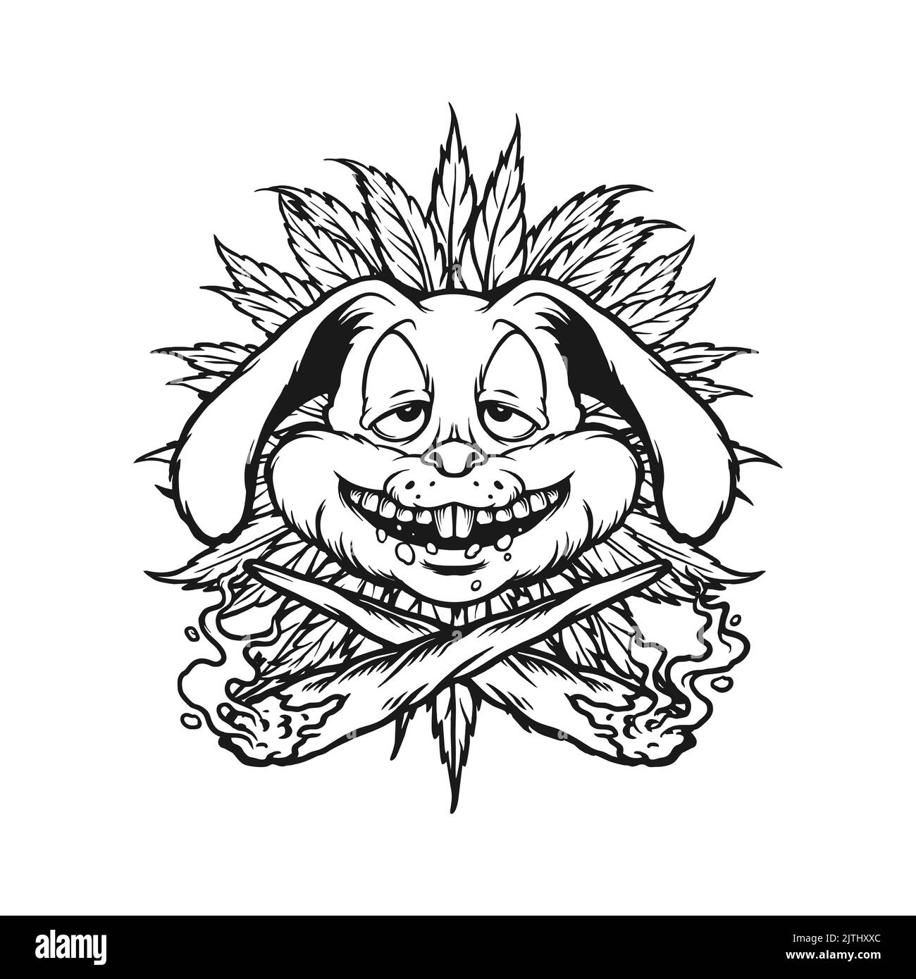 Spongebob Stoner Coloring Book: Beautiful Psychedelic Trippy and