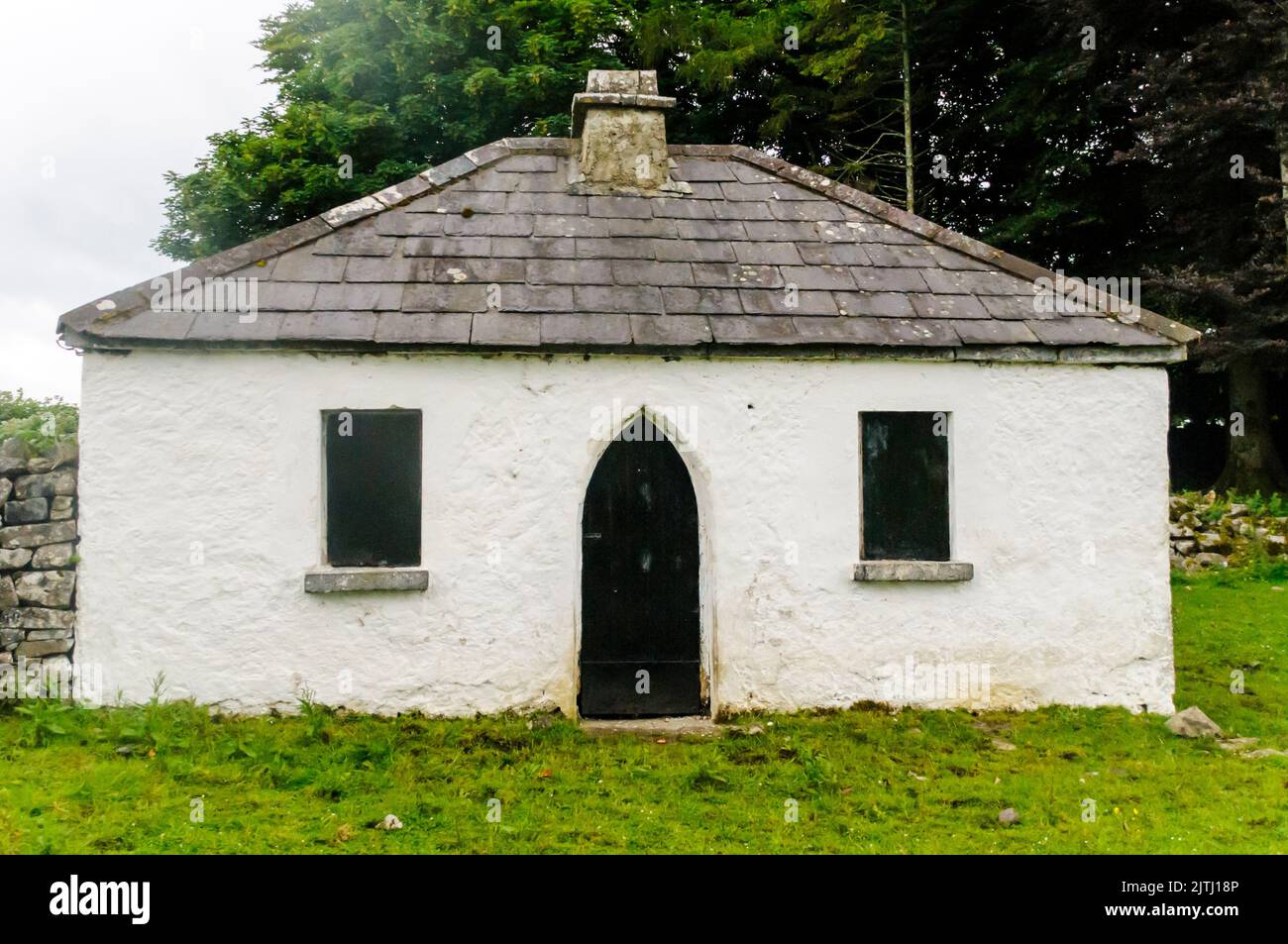 Gatehouse of an old Irish country house Stock Photo