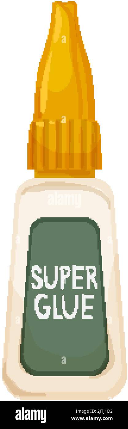 craft glue bottle cartoon vector illustration Stock Vector Image & Art