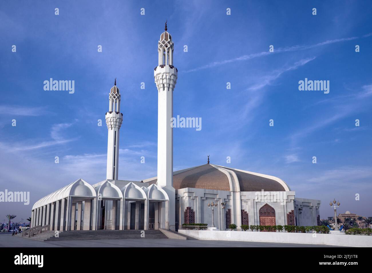 Hassan Enanny Mosque Corniche Jeddah Saudi Arabia Stock Photo