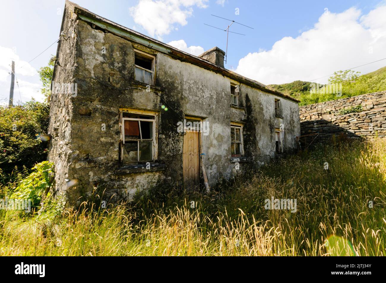 Derelict farm house, County Galway, Ireland Stock Photo Alamy