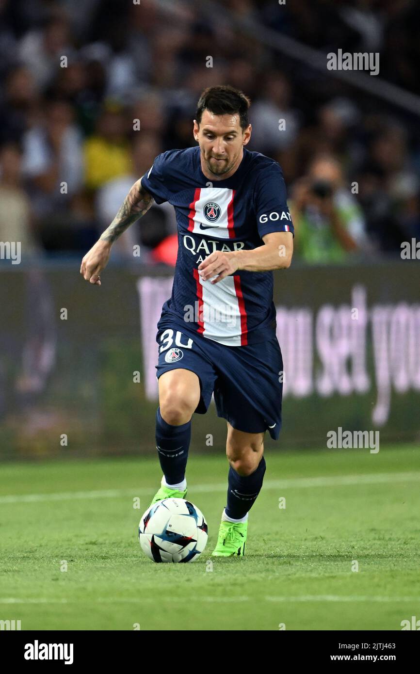 Messi psg shirt hi-res stock photography and images - Alamy