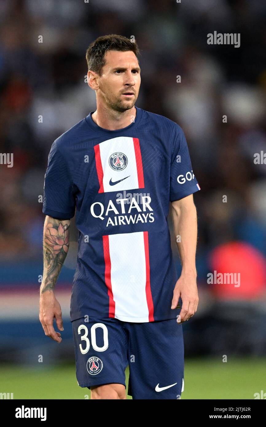 PARIS - Lionel Messi of Paris Saint-Germain during the French Ligue 1 ...