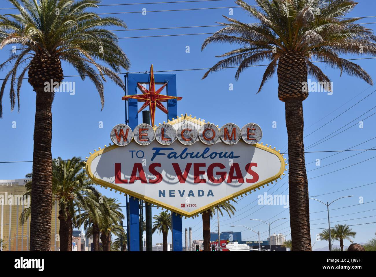 Las Vegas Sign Stock Photo Alamy