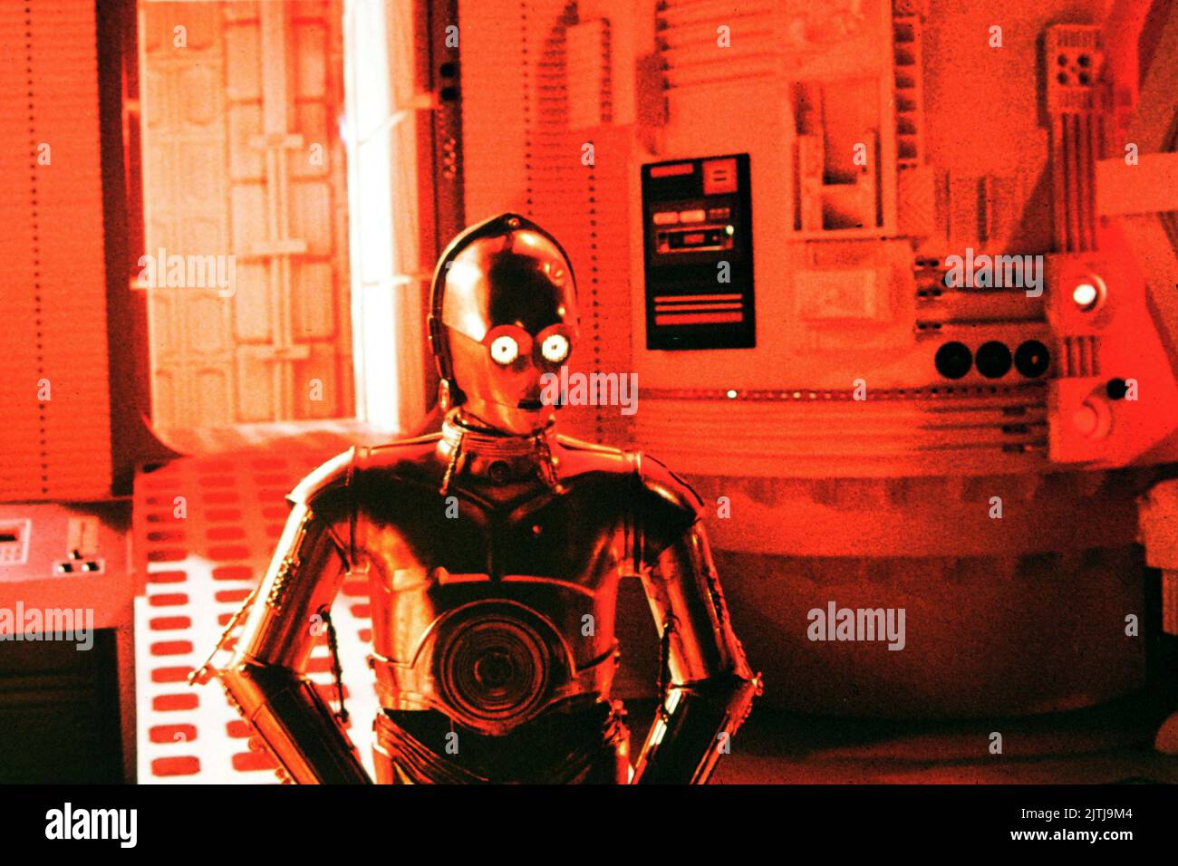 Star Wars, aka Krieg der Sterne, USA 1977, Regie: George Lucas, Charaktere: C-3PO Stock Photo