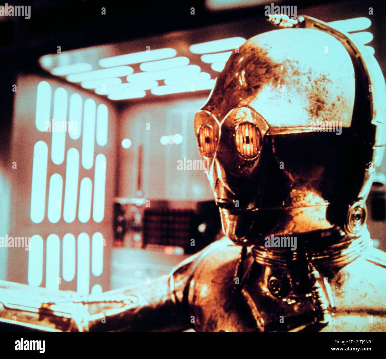 Star Wars, aka Krieg der Sterne, USA 1977, Regie: George Lucas, Charaktere: C-3PO Stock Photo