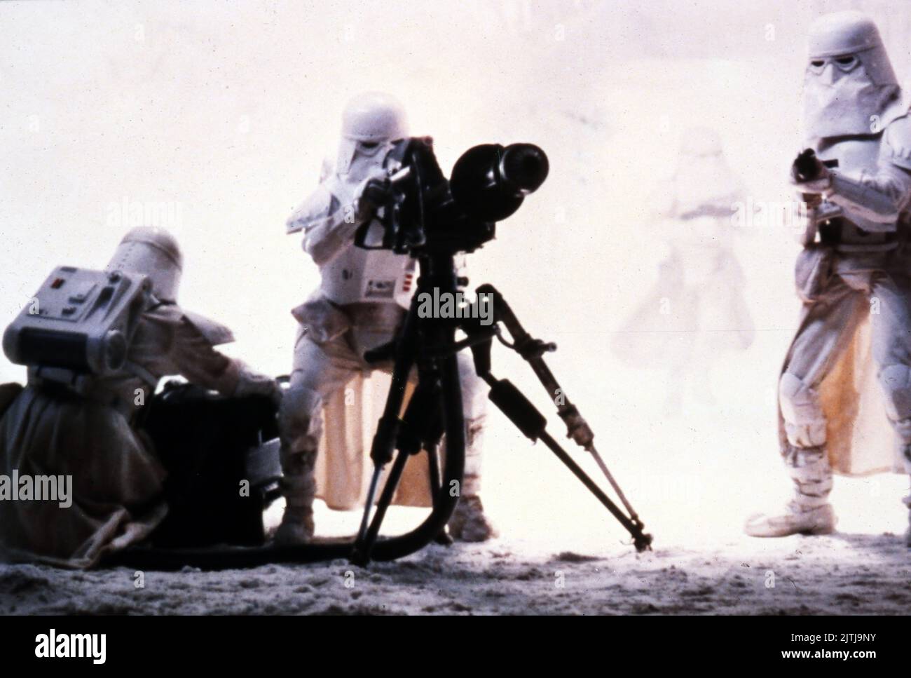Star Wars, aka Krieg der Sterne, USA 1977, Regie: George Lucas, Storm Troopers im Gefecht Stock Photo