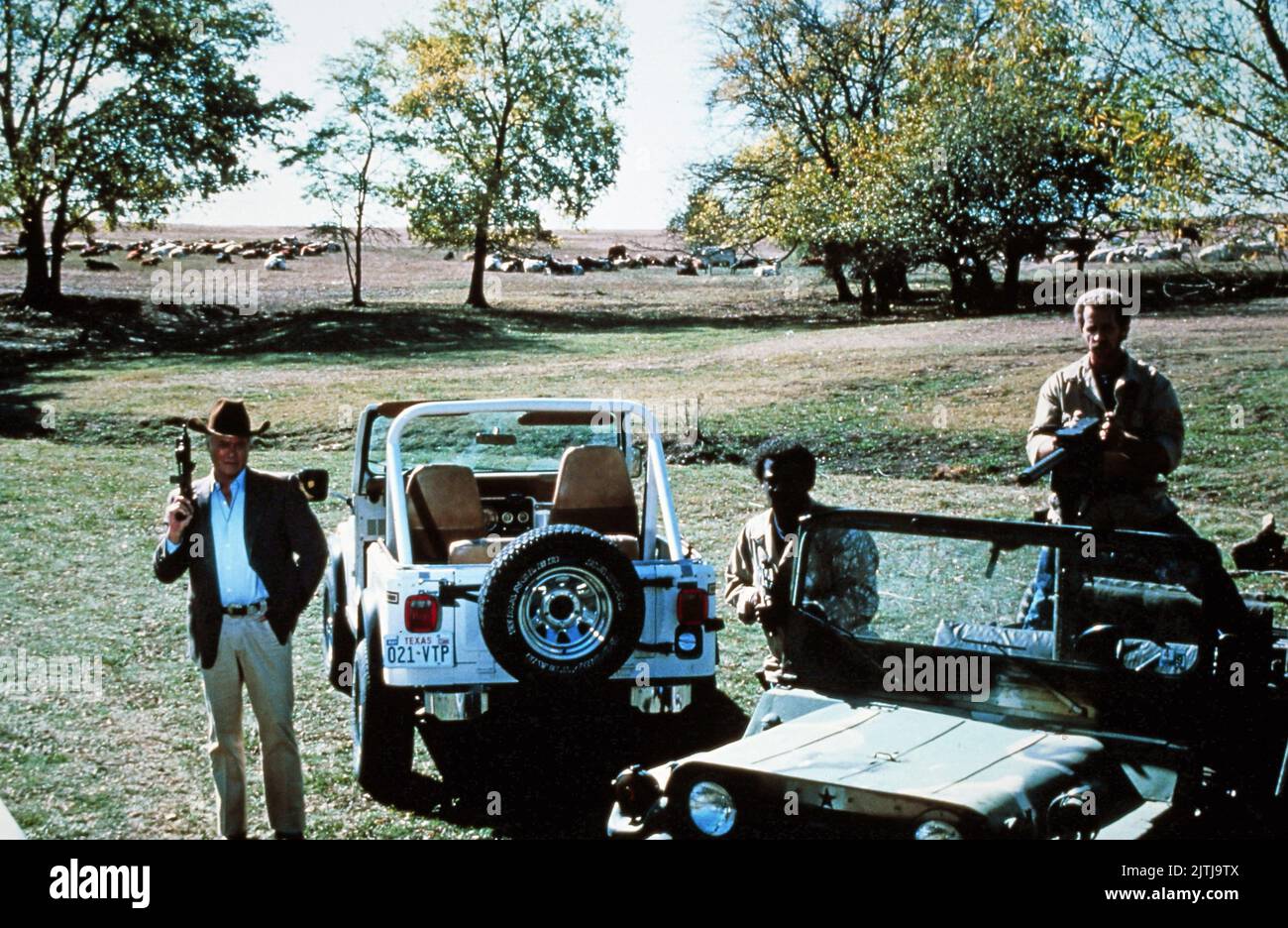 Dallas, Fernsehserie, USA 1978 - 1991, Darsteller: Larry Hagman (links) Stock Photo