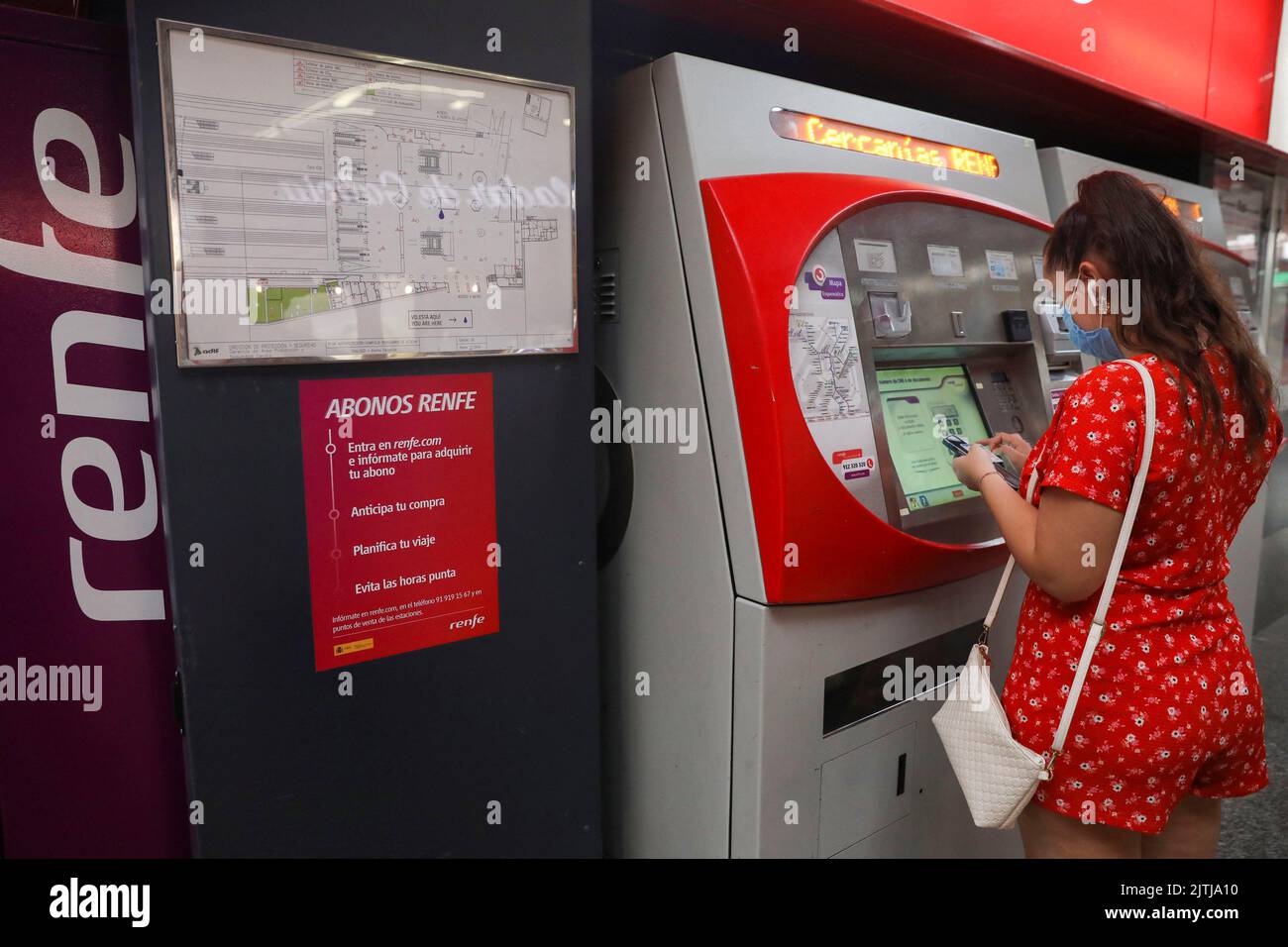 Ticket in atocha station hires stock photography and images Alamy