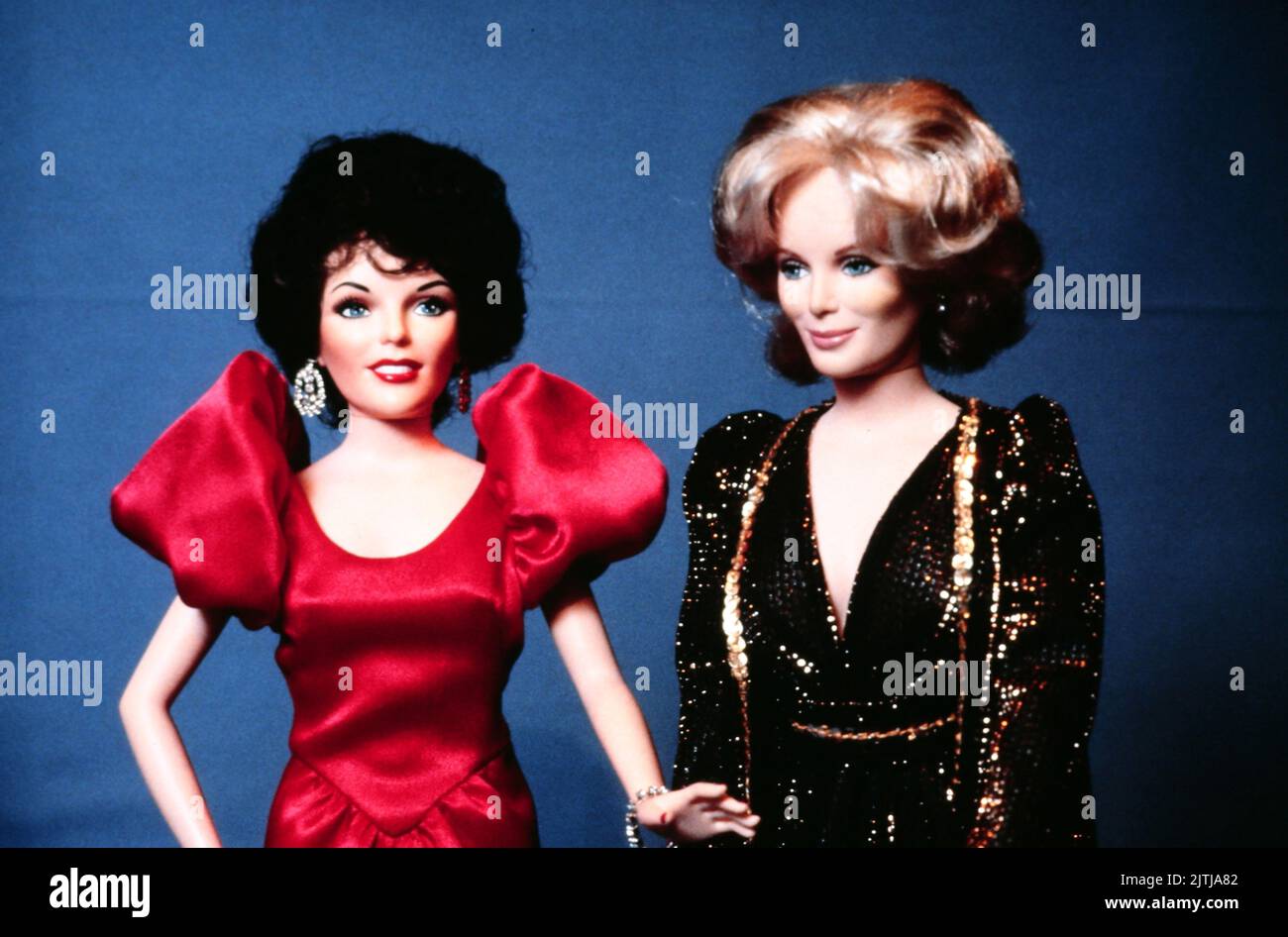 Dynasty, aka Der Denver Clan, Fernsehserie, USA 1981 - 1989, Merchandising-Artikel: Alexis Colby und Krystle Carrington als Barbie Puppe Stock Photo