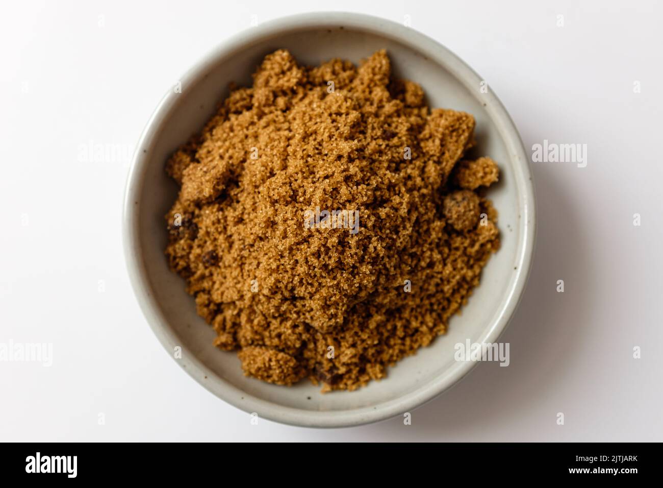 unrefined sugar. food made from sugarcane. sweet food Stock Photo