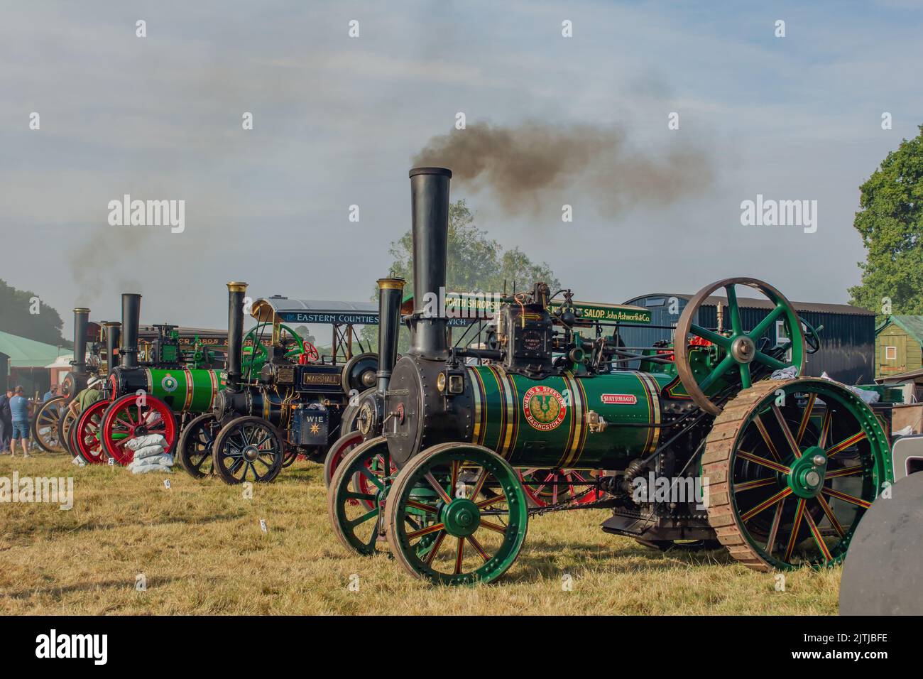 Salop/Shrewsbury steam fair, held at Onslow Park Shrewsbury. A wide
