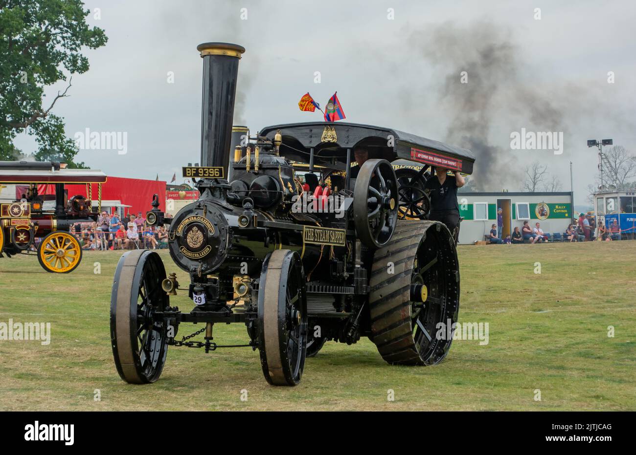 Salop/Shrewsbury steam fair, held at Onslow Park Shrewsbury. A wide variety of steam and vintage vehicles Stock Photo