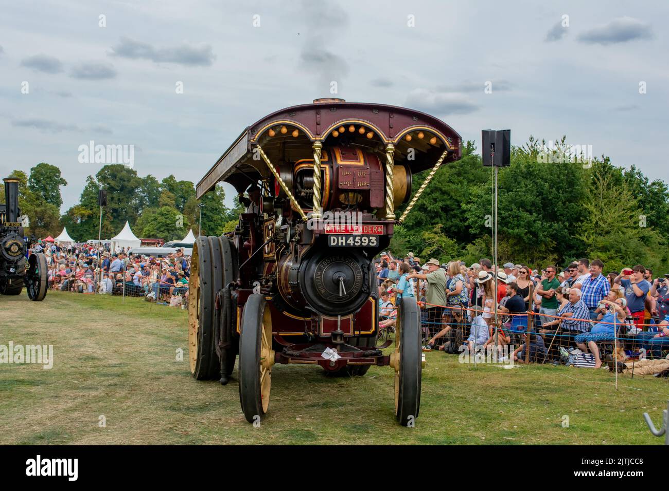 Salop/Shrewsbury steam fair, held at Onslow Park Shrewsbury. A wide