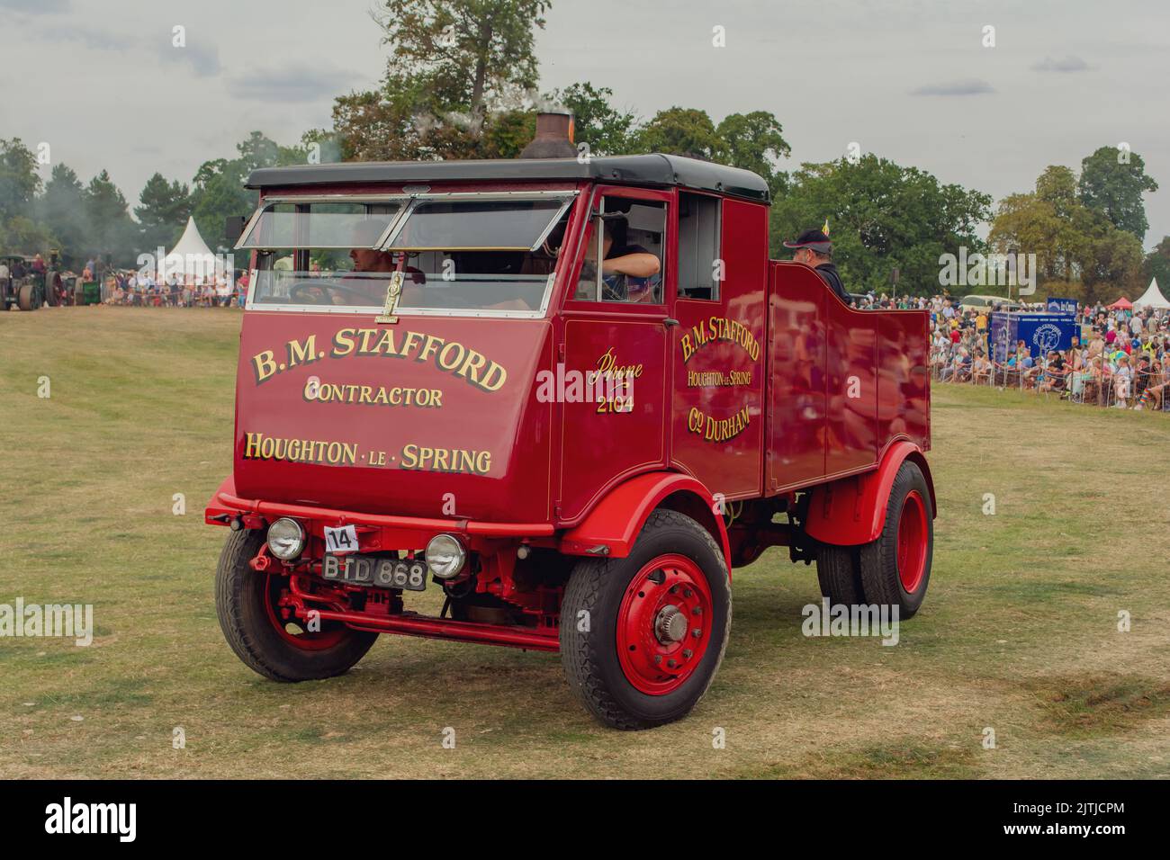 Salop/Shrewsbury steam fair, held at Onslow Park Shrewsbury. A wide