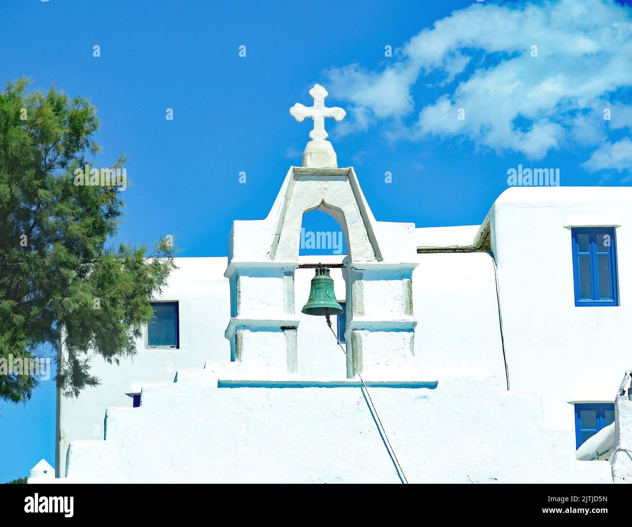 Typical Greek architecture in Mykonos, Greece, Europe Stock Photo Alamy