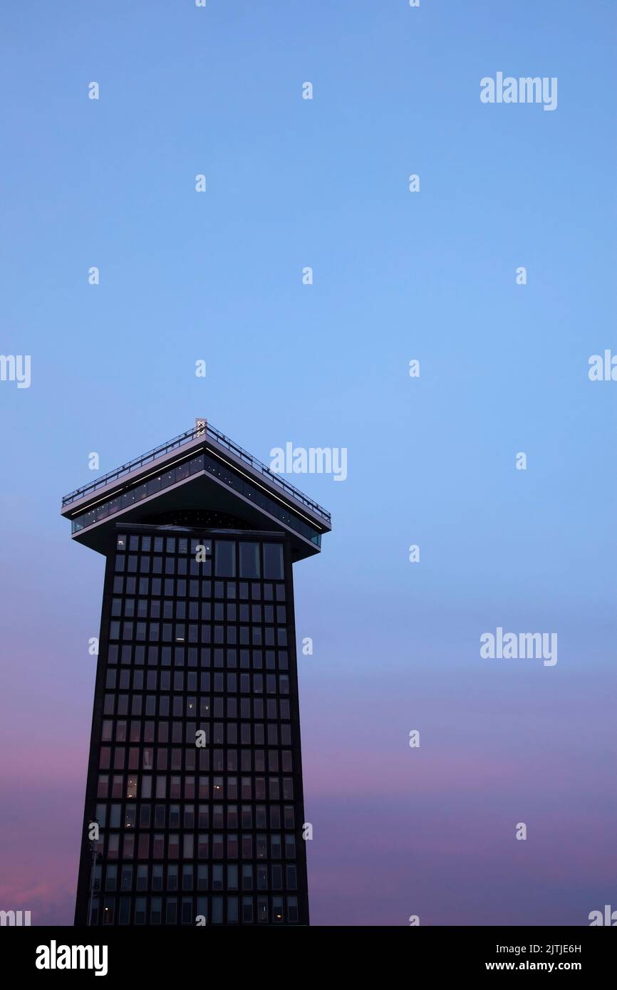 The 20-storey A'DAM Lookout observation deck, Amsterdam, Netherlands. Stock Photo