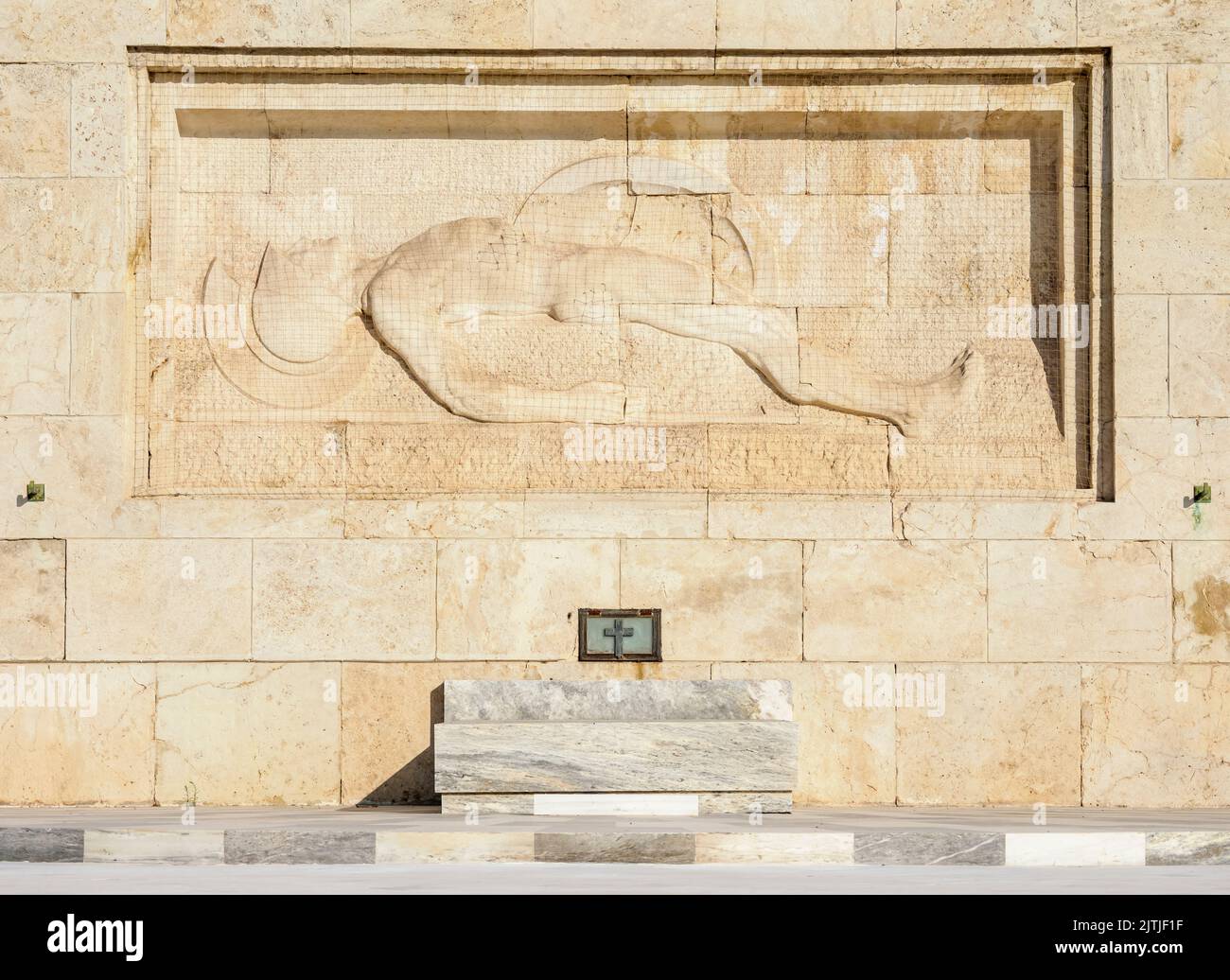Monument to the Unknown Soldier, Syntagma Square, Athens, Attica, Greece Stock Photo