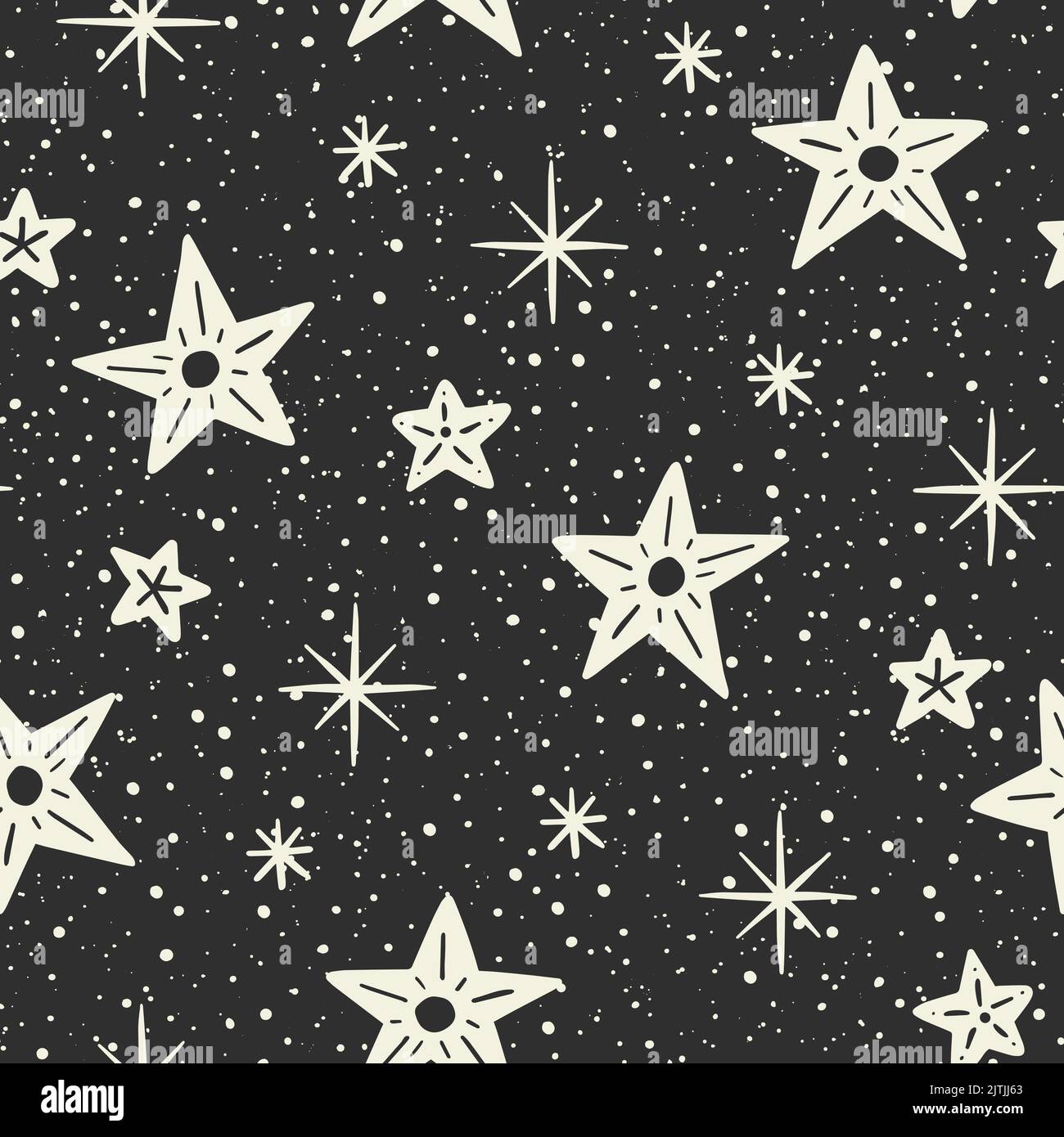 Winter Star Pattern Scandinavian kids patterns Stock Vector Images - Alamy