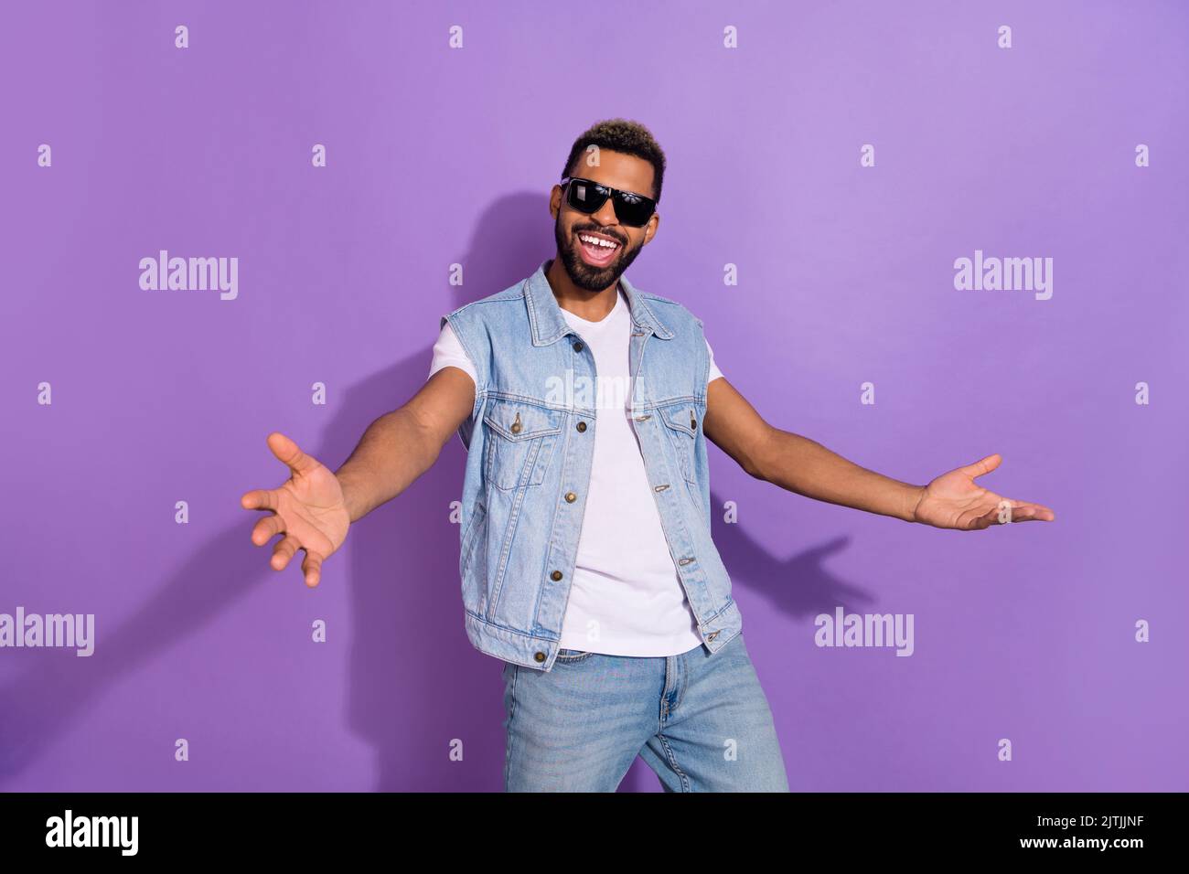 Purple denim vest hot sale