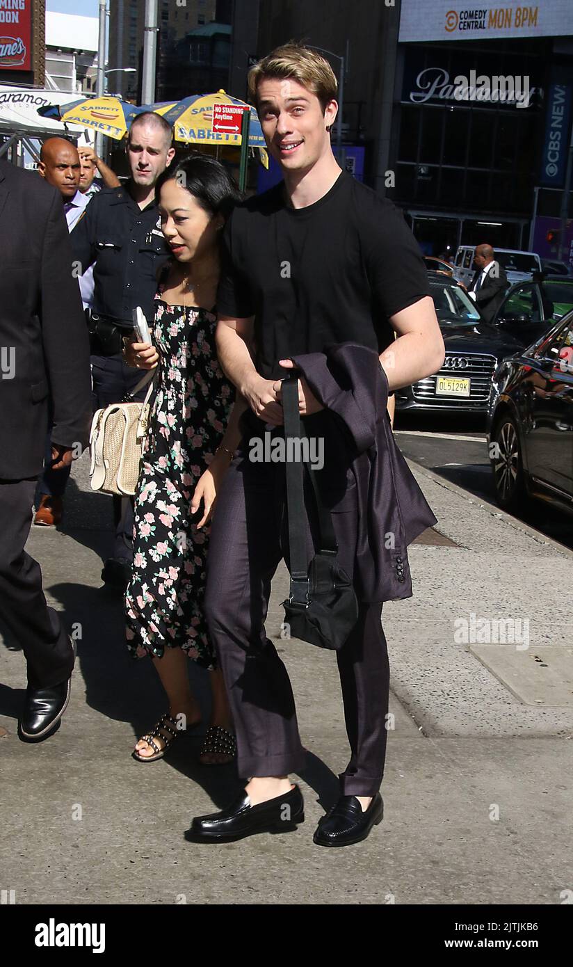New York, NY, USA. 30th Aug, 2022. Nicholas Galitzine seen at Good