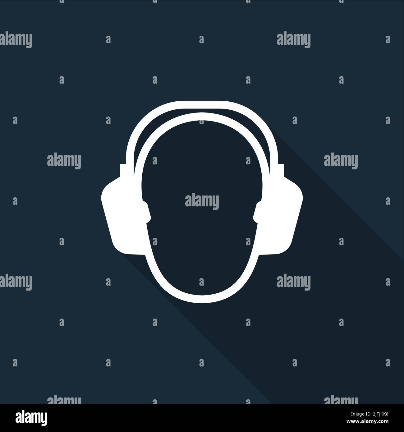 Hearing Protection Symbol Floor Sign Stock Vector Image & Art Alamy