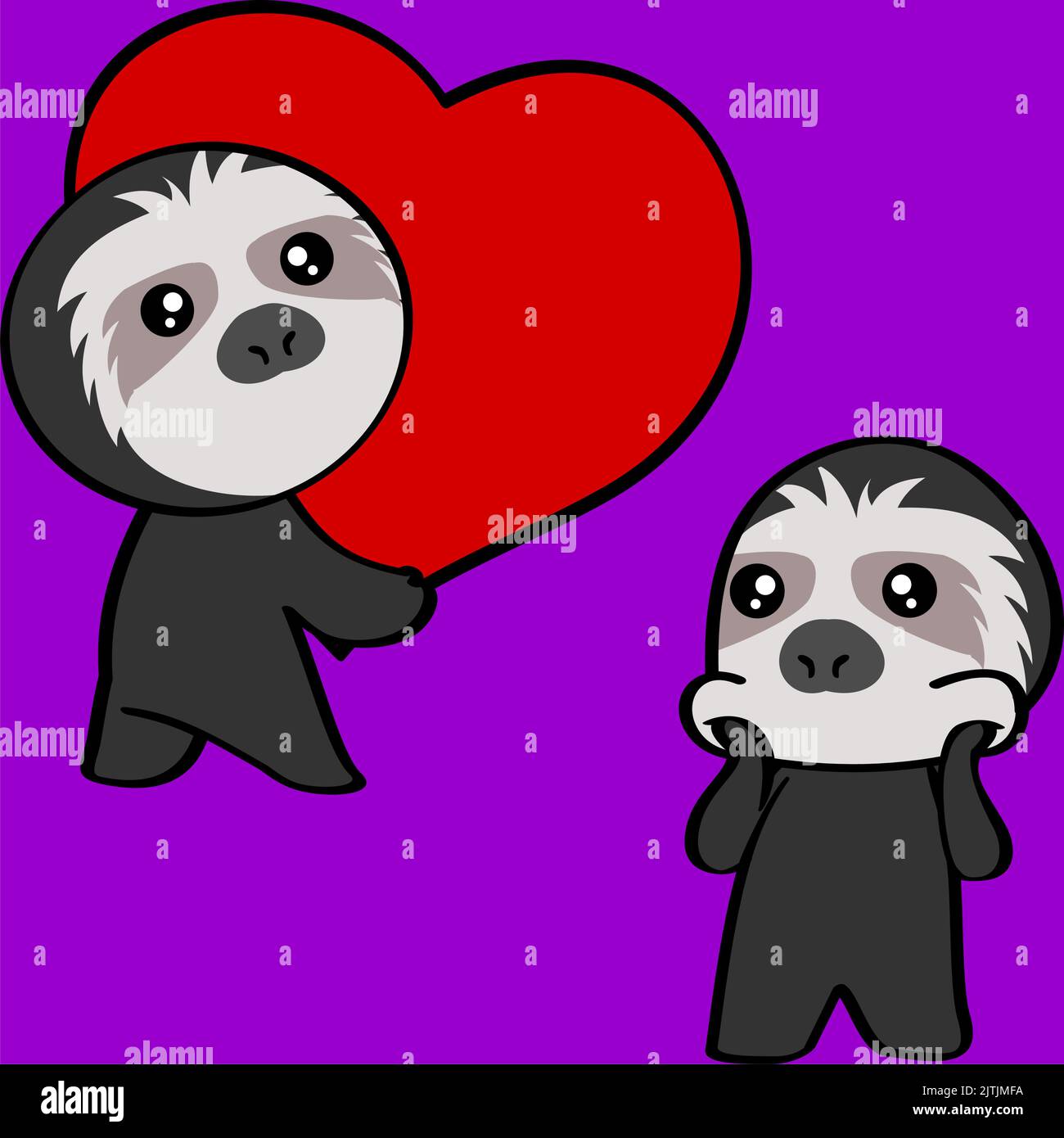 Happy Cute Sloth Bear