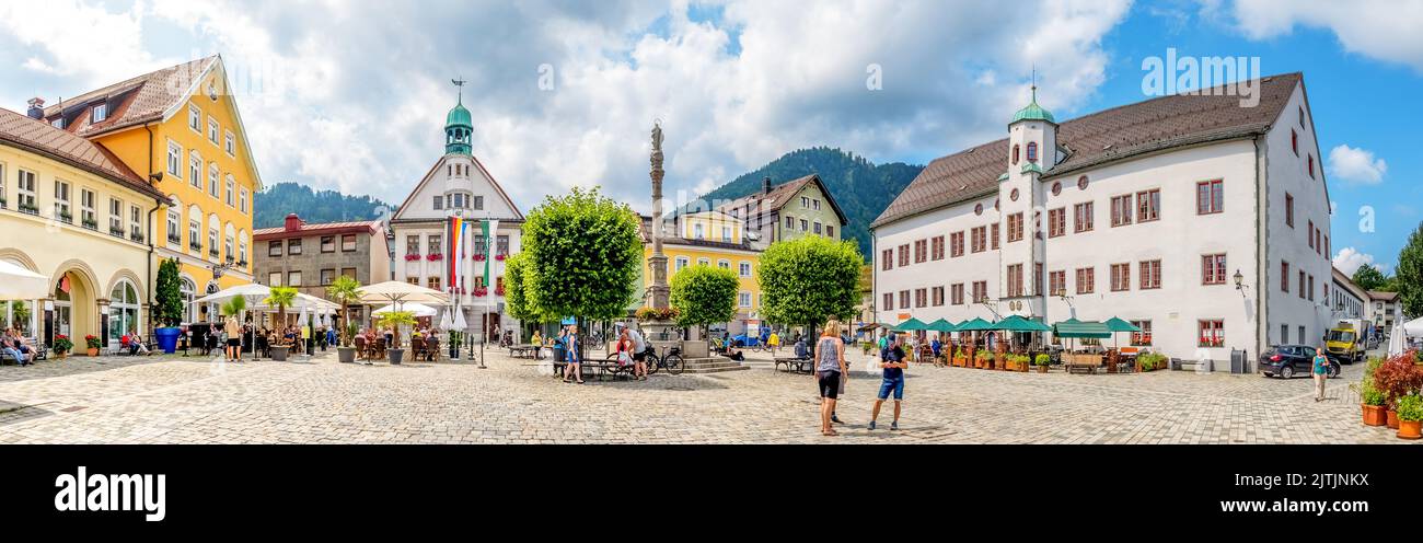 Market, Immenstadt im Allgaeu, Bavaria, Germany Stock Photo