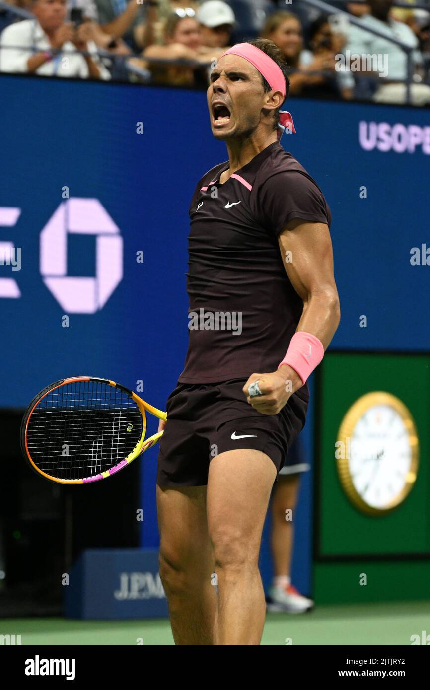 Queens Rinky New York, NY, USA. 30th Aug, 2022. **NO NY NEWSPAPERS** Rafael Nadal Vs ...