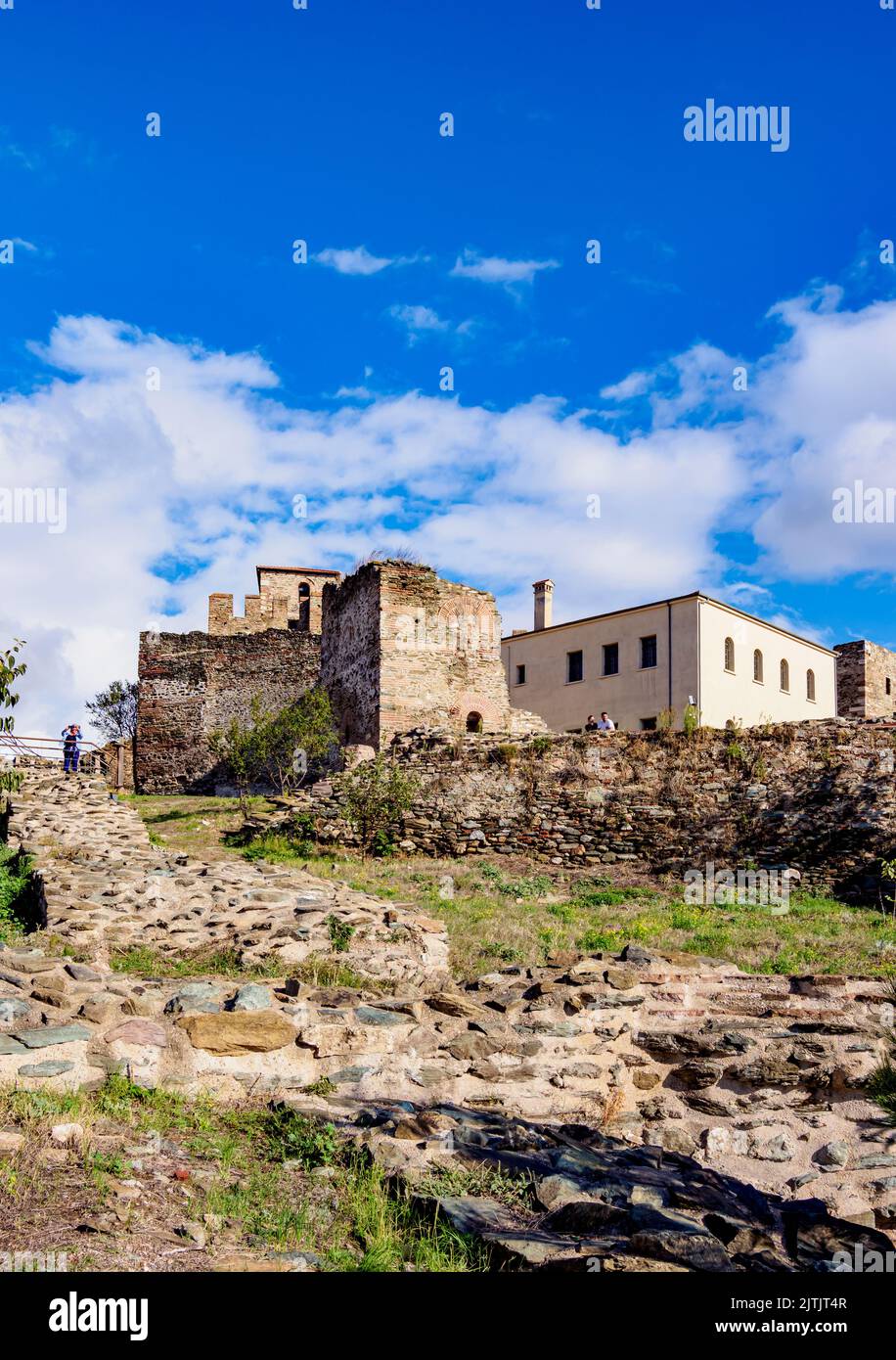 Heptapyrgion of Thessalonica, Seven Towers Citadel,Thessaloniki, Central Macedonia, Greece Stock Photo