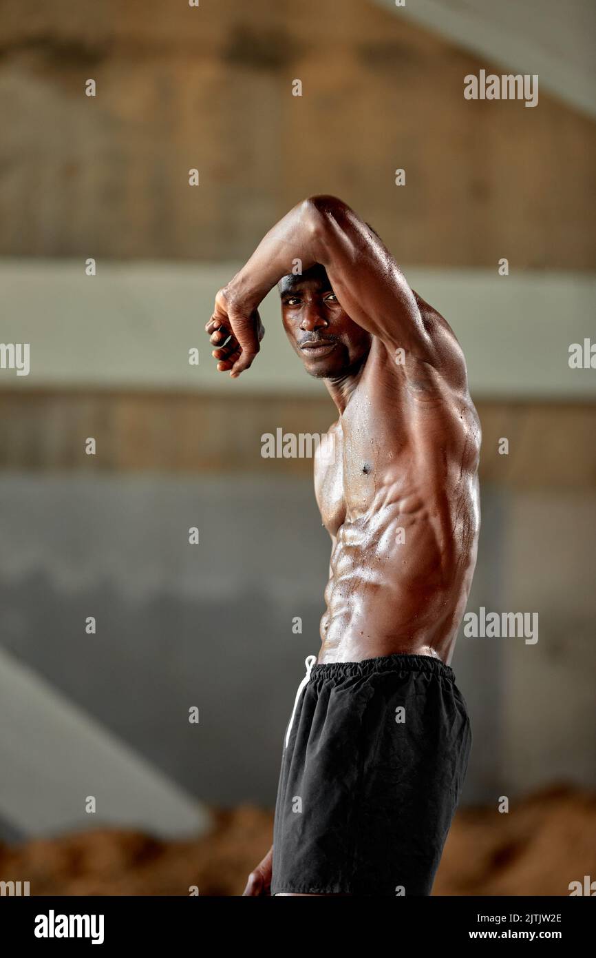 Handsome african american sportman hi-res stock photography and images ...