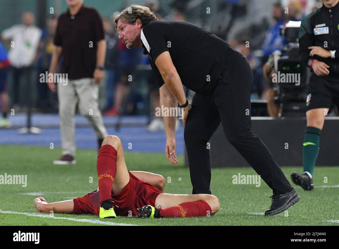 Rome, Italy. 30th Aug, 2022. Monza trainer Giovanni Stroppa during football Serie A Match, Stadio Olimpico, As Roma v Monza, 30th August 2022 (Photo by AllShotLive/Sipa USA) Credit: Sipa USA/Alamy Live News Stock Photo