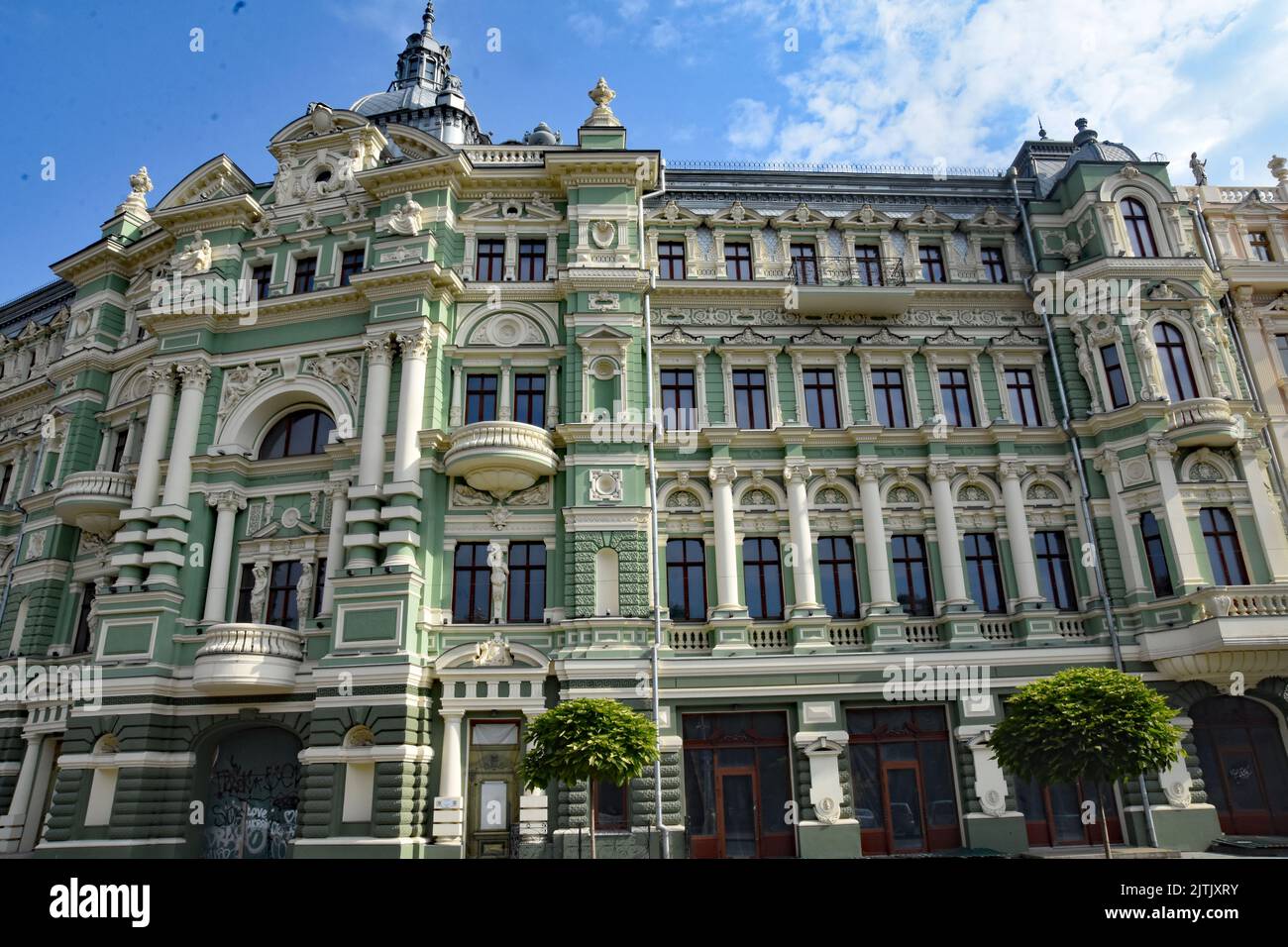 Odessa, Ukraine. 11th Aug, 2022. Examples of architecture in Odessa