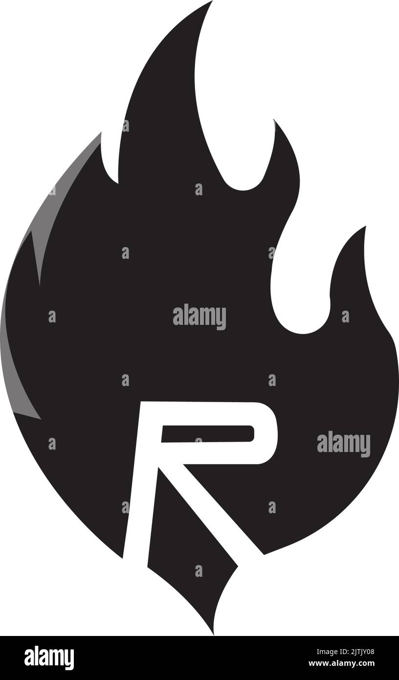 Letter a with fire hi-res stock photography and images - Alamy