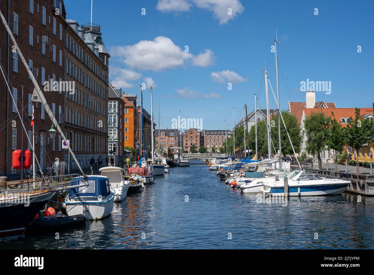 Christianshavn District in Copenhagen, Denmark Stock Photo