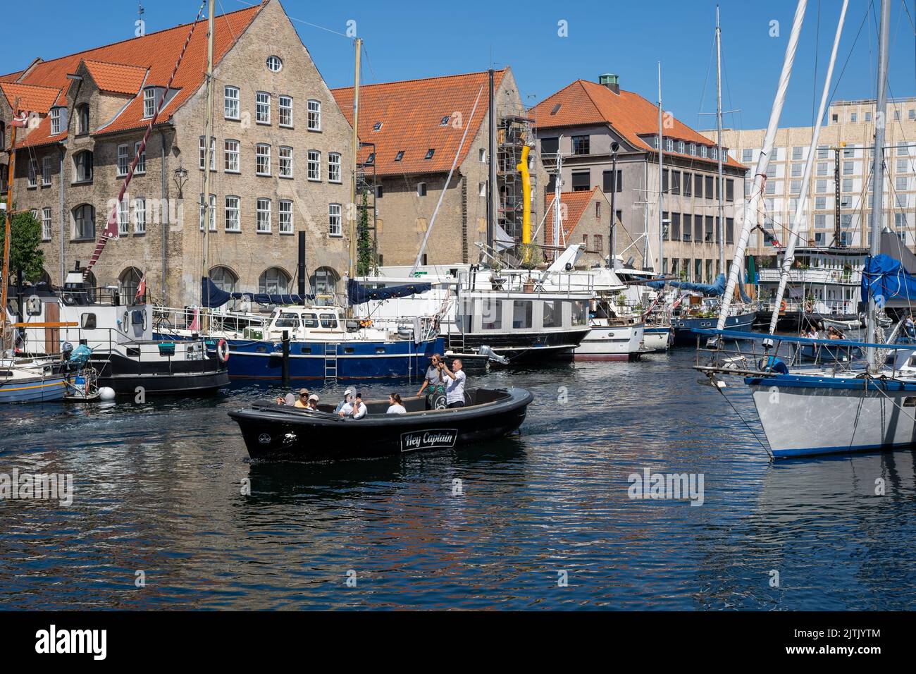 Christianshavn District in Copenhagen, Denmark Stock Photo