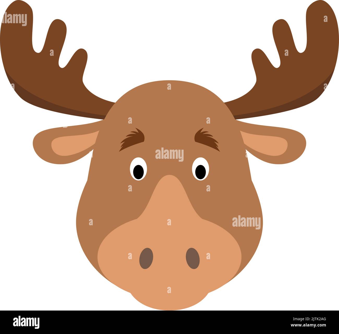 How To Draw A Moose Face