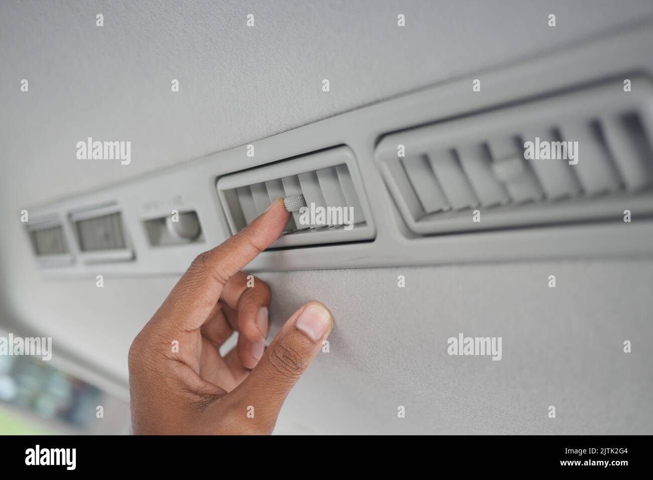 car air conditioner grid pane, Stock Photo