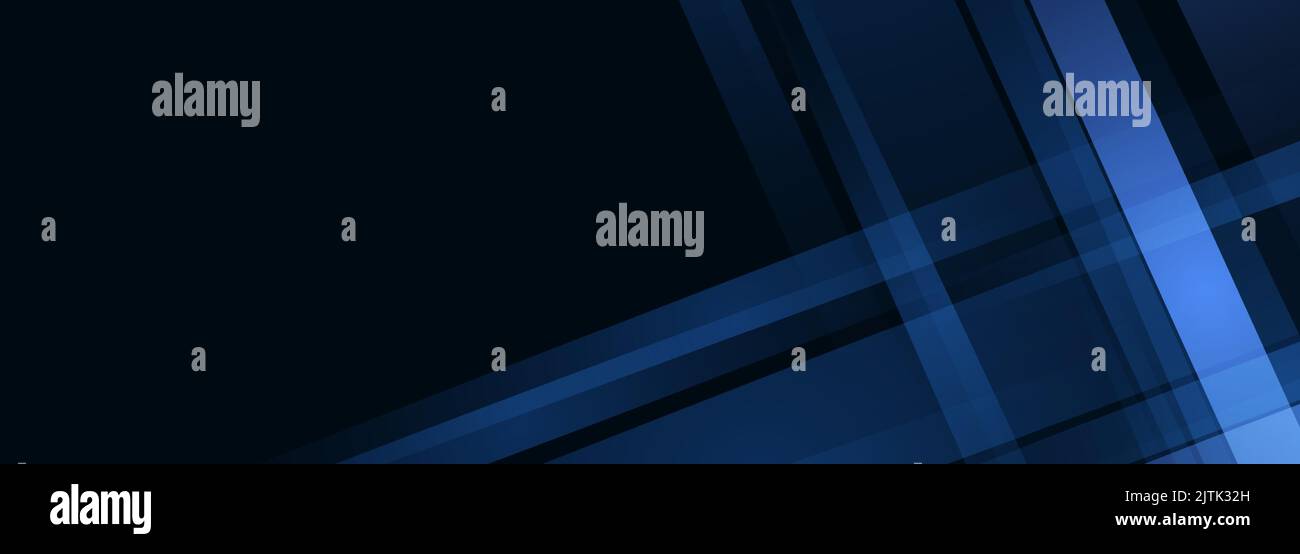 Dark blue business presentation modern abstract background. Vector
