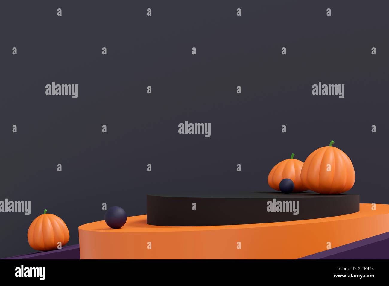 halloween background with podium for product display. geometric podium ...