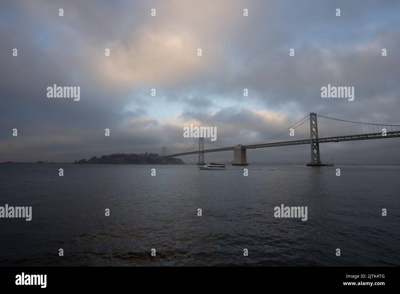 San Francisco from the Oakland Alameda Ferry Stock Photo Alamy