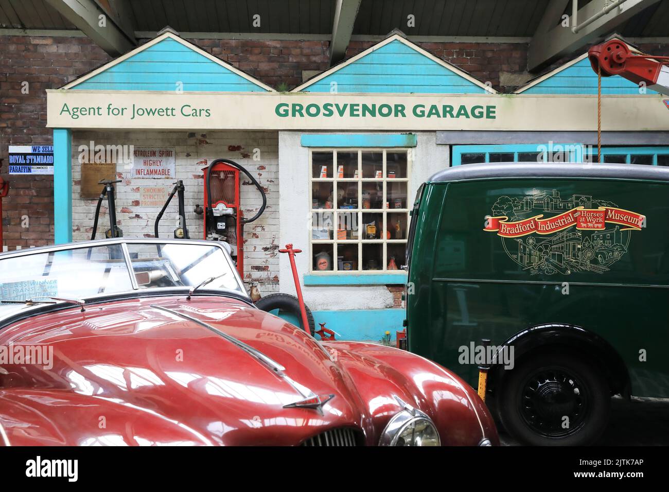 The permanent exhibition of historic motor vehicles at Bradford