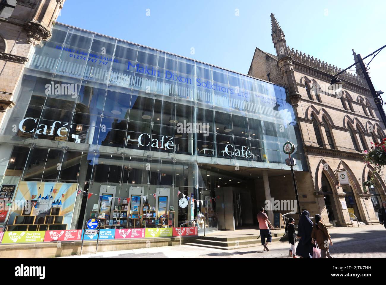 Waterstones housed in the magnificent Wool Exchange building