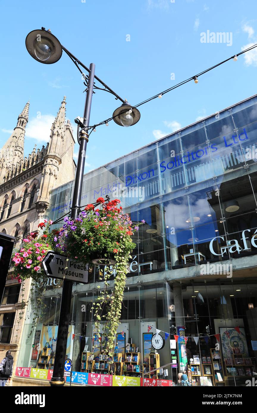 Waterstones housed in the magnificent Wool Exchange building